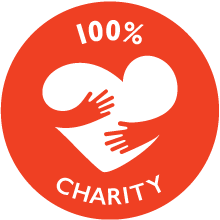 100% Charity